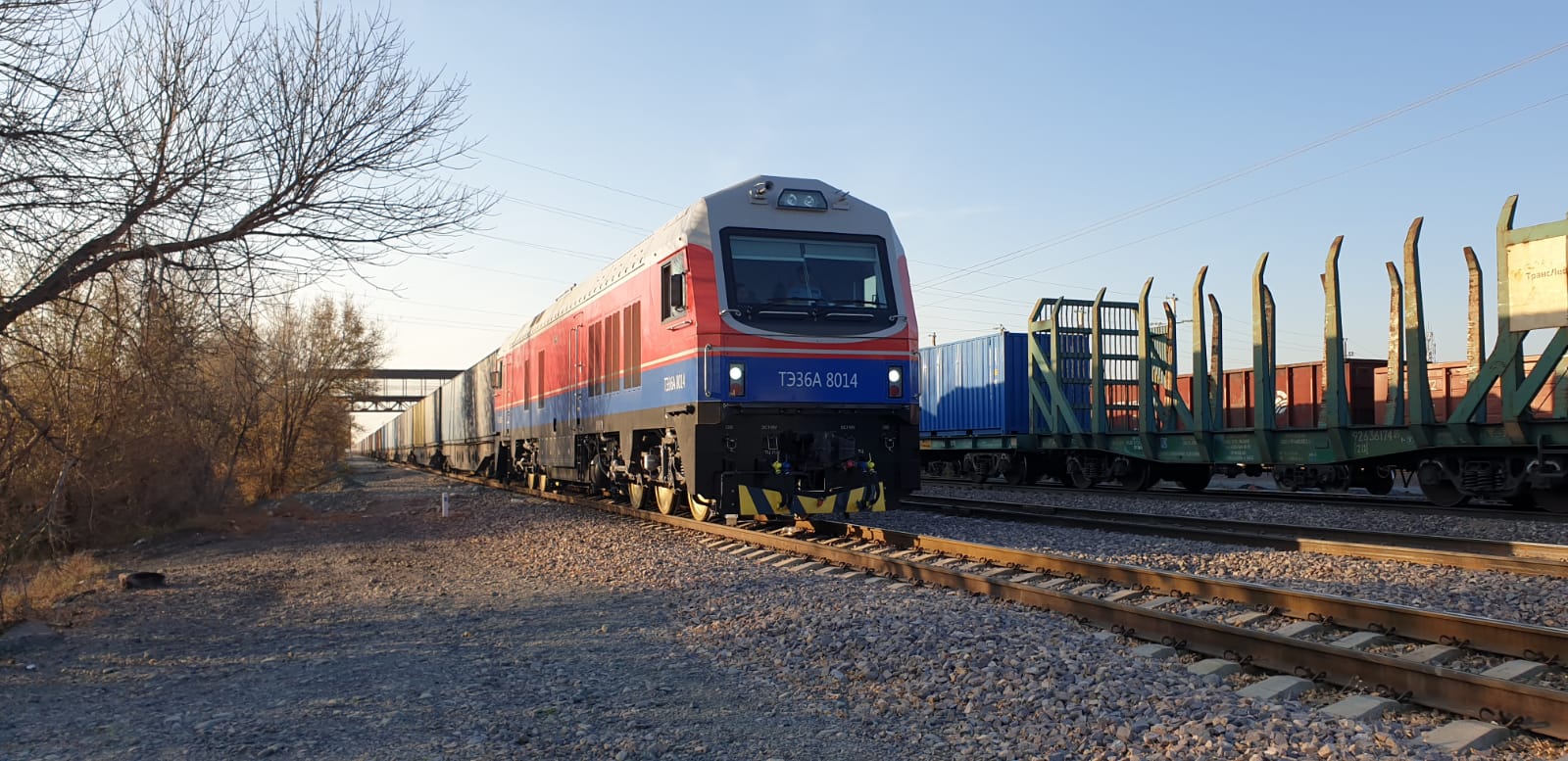 Локомотивы в депо Актогай